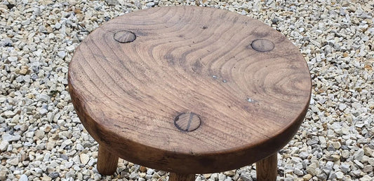 Traditional children's three legged stool