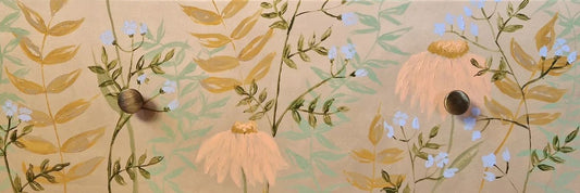 Hand painted floral chest of drawers