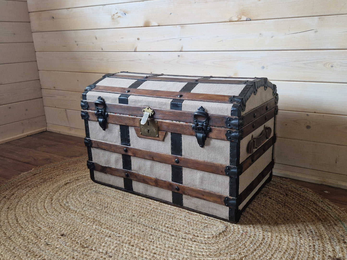 25% off Antique Steamer Trunk