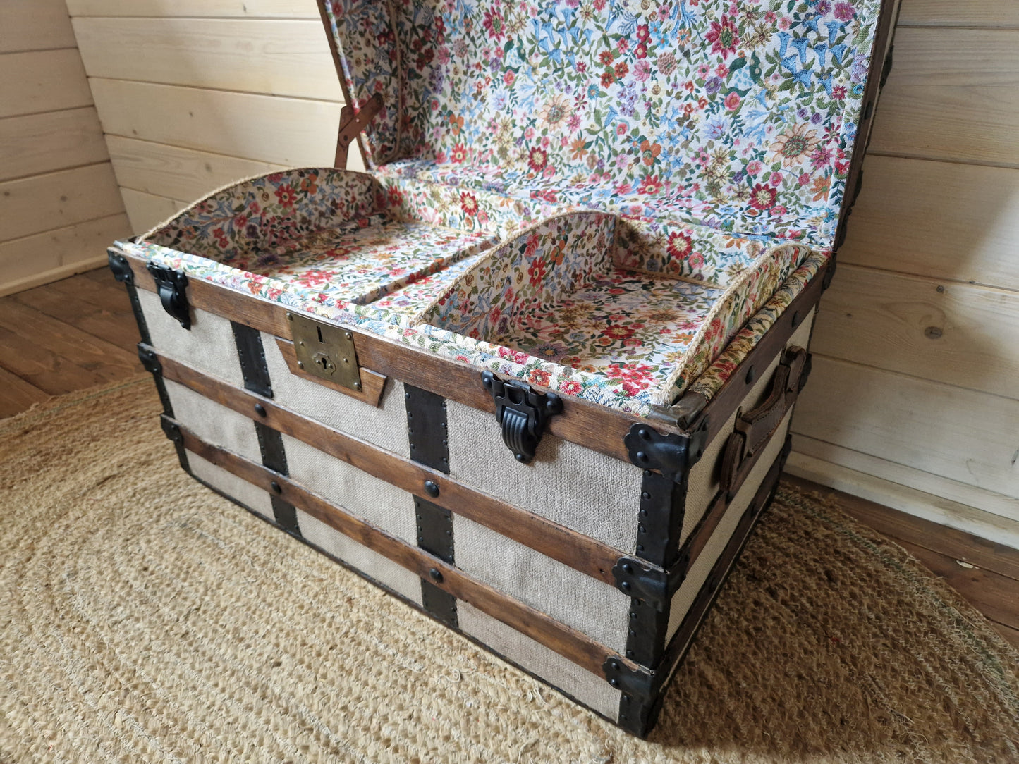 25% off Antique Steamer Trunk