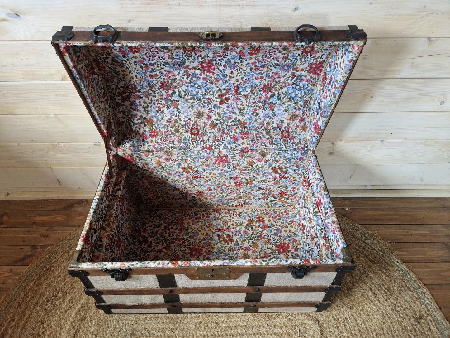 25% off Antique Steamer Trunk
