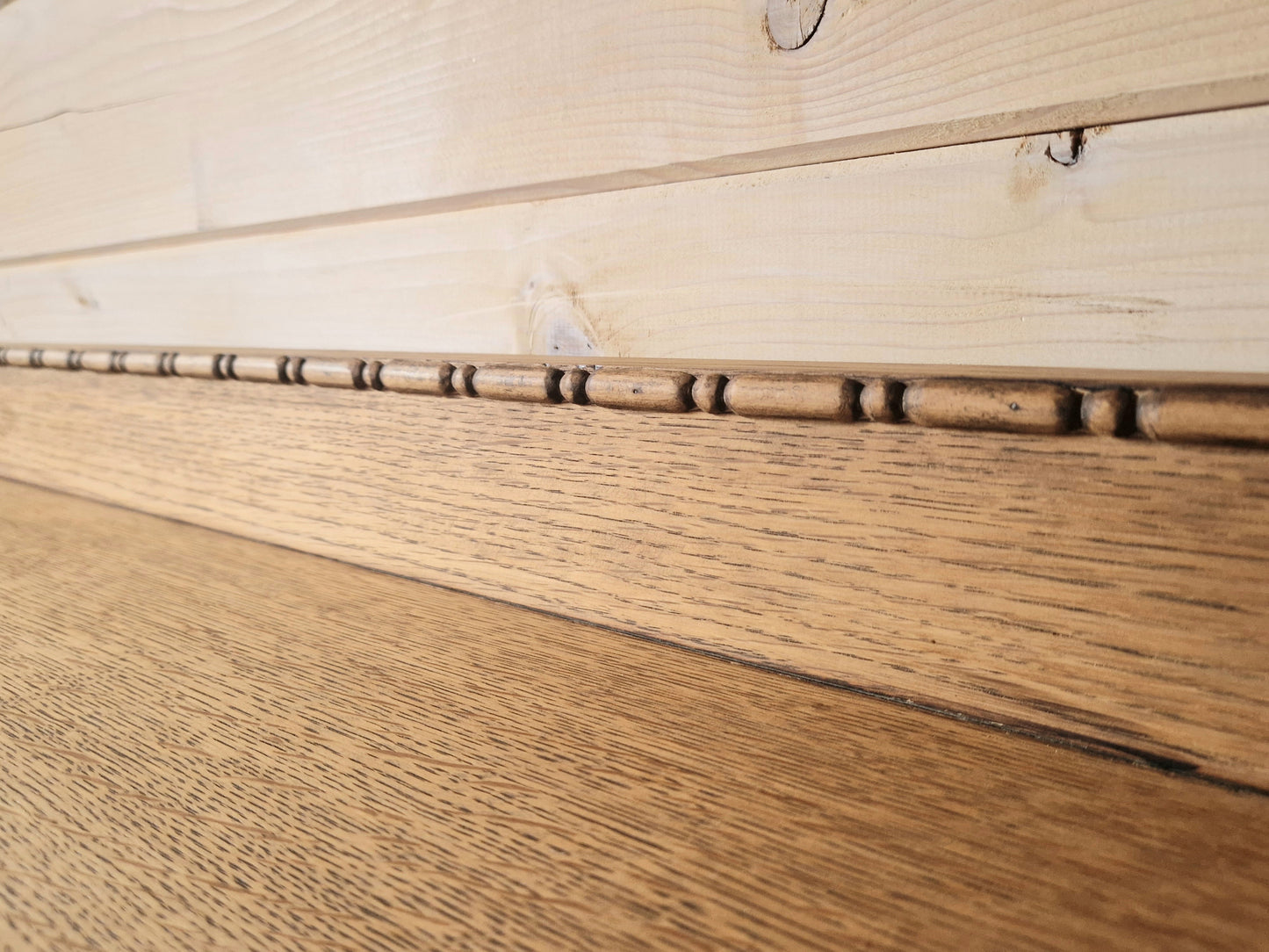 Solid oak chest of drawers