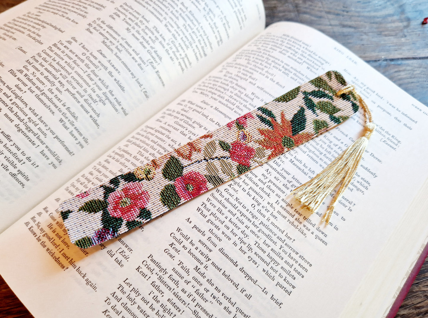 Luxury handmade fabric bookmarks