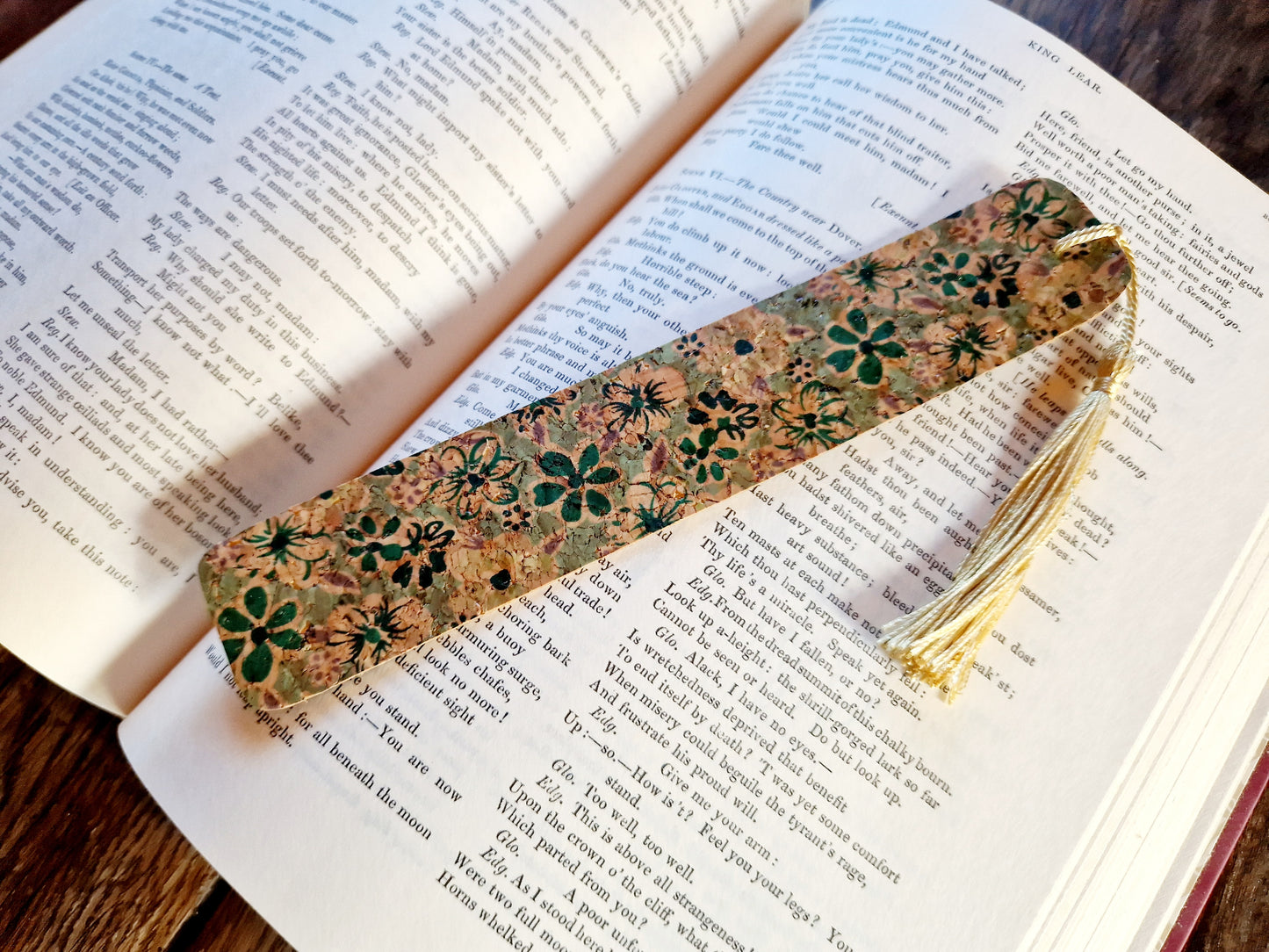 Luxury handmade fabric bookmarks