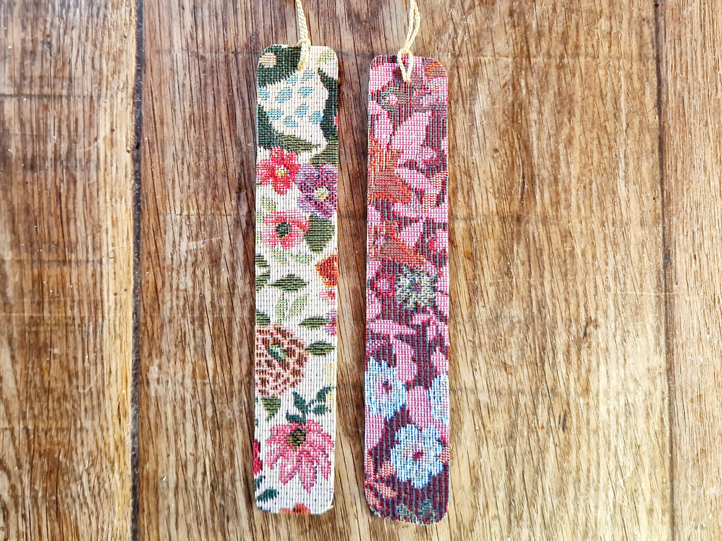 Luxury handmade fabric bookmarks