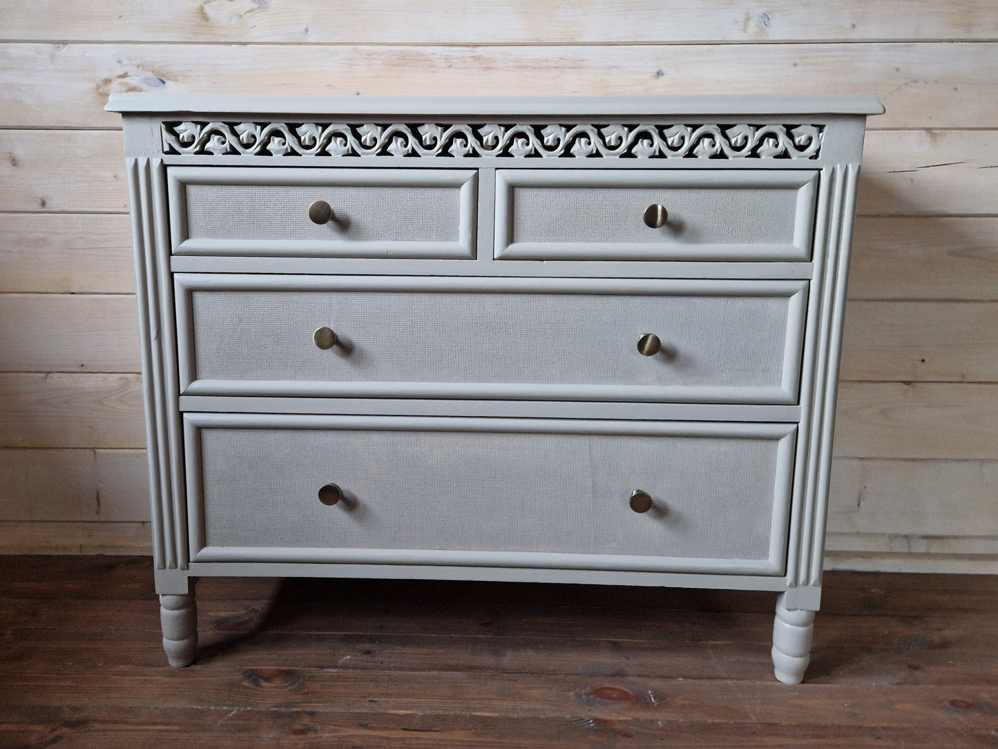 Warm grey chest of drawers