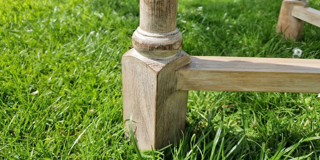 Solid oak dining table