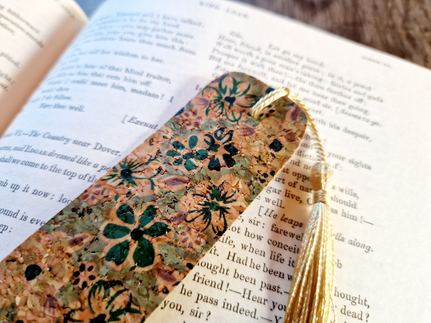 Luxury handmade fabric bookmarks